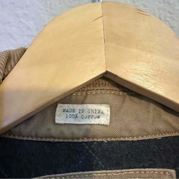 J.Crew Broken-In Barn Jacket Duck Cloth Men’s XL – Tan Utility Chore Coat - Picture 5 of 15